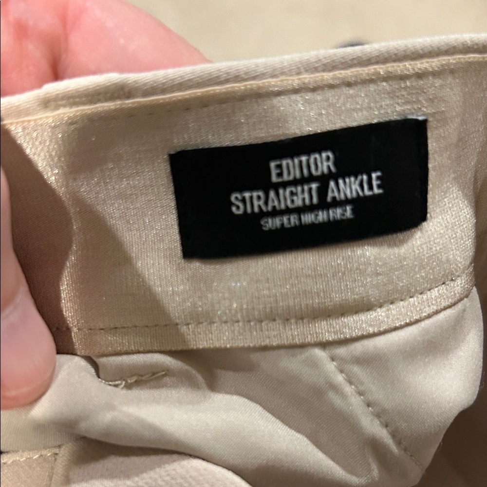 Express Editor High-Rise Pants - Beige - Picture 4 of 6